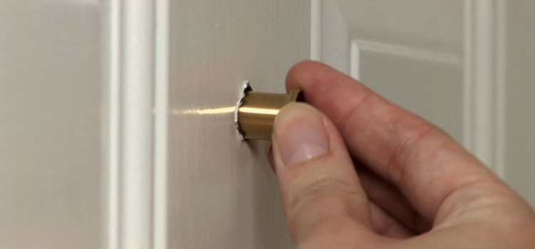 peephole door repair in North Port